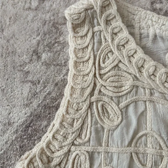 Mahina Boutique Crochet Sleeveless Crop Top O/S Small - Picture 7 of 16